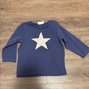 girls fuzzy star long sleeve